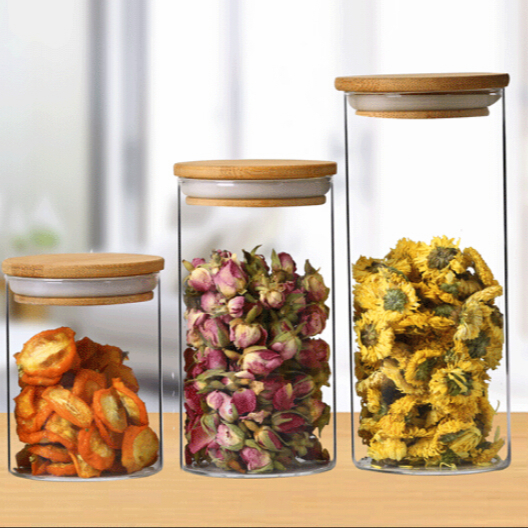 fancy Food Use and Storage Bottles & Jars Type glass jar with cork lid