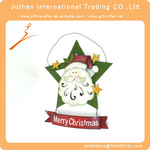 <span class=keywords><strong>En</strong></span> forma de estrella de <span class=keywords><strong>la</strong></span> decoración de metal/santa decoración del metal - Product Image 1
