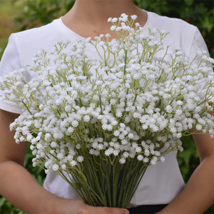 Flower Arrangement Pu <strong>Artificial</strong> <strong>Baby</strong> <strong>Breath</strong> - Product Image 2