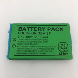 850mAh 3.7V Rechargeable Li-ion Battery PackためGBA SP BatteryためNintendo Gameboy Advance SP