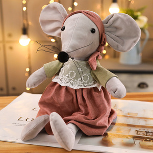 Jouet en peluche souris mignonne, série Ballet Rat Bert, jouet en peluche souris aux grandes oreilles, cadeau - Product Image 4