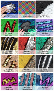 Nanyee कपड़ा मरमेड दो टोन लाल काले सेक्विन कपड़े - Product Image 6