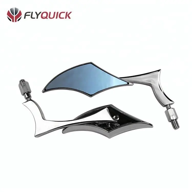 Universal Motorcycle Rear View Mirror Aluminum Mirror Aluminum Frame motorcycle side view mirror for cafe bobbers and choppers