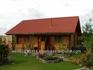 Trực Tiếp Sản Xuất Thiết Kế Truyền Thống Loại 40 Log Cabin Đúc Sẵn Nhà Bằng Gỗ Kit Kỳ Nghỉ Nhà Biệt Thự Văn Phòng Kho Sử Dụng - Product Image 5