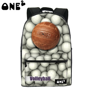 2016ONE2 Diseño Vendedores calientes Olympic series voleibol deportes tela colorida mochila niños niñas adolescentes - Product Image 1