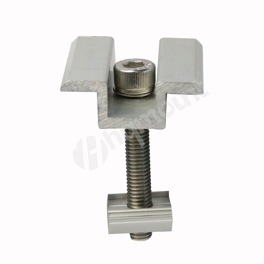 Оптовая продажа панели солнечные Монтажные зажимы Солнечная металлическая крыша монтажный зажим