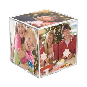 Cadre photo cube transparent à 6 faces en acrylique pour décoration intérieure de luxe, vente en gros d'usine, Photofunia - Product Image 2