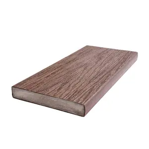 Tablero de cubierta compuesto de plástico y madera, resistente al desgaste, pvc/wpc, para exteriores
