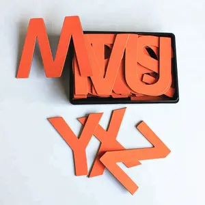 Pädagogisches Kühlschrankmagnet PVC alphabet Buchstaben für magnettafel