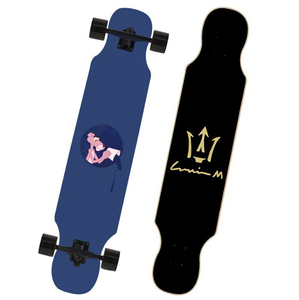 Gota a través de patinaje Longboard tabla larga completa - Product Image 4
