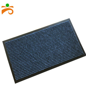 Clásico diseño de la costilla duro superficie comercial <span class=keywords><strong>corredor</strong></span> de piso Mat alfombra con PVC - Product Image 3