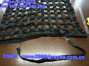 PP <span class=keywords><strong>cheval</strong></span> sans noeud sac de foin sangle Type 4 dégrossi lente sac d'alimentation de foin, petit chargeur liberté foin lent net - Product Image 1