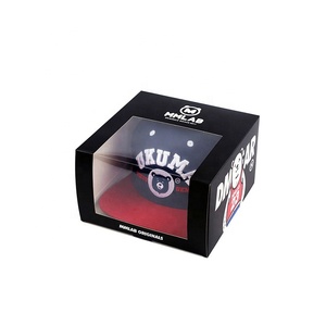 Embalagem personalizada do chapéu snapback da caixa de envio com janela clara - Product Image 5