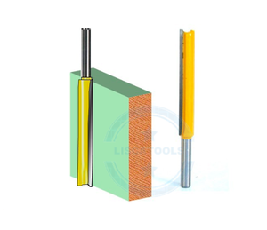 L-N022 1PC 1/4 tige haute qualité droite/Dado routeur Bit allongement droit Bits diamètre 3/8 ''outil de coupe du bois - Product Image 6