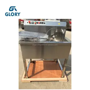 Small Chocolate Bar Tempering Coating Melting Molding Enrober Machine For Sale