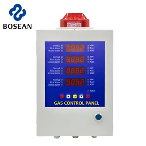 Factory supply gas detector alarm controller panel 4-20mA input addressable security system