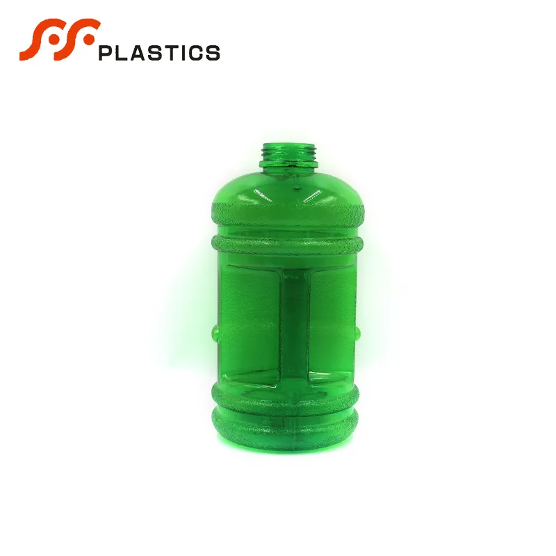 2L Customized color large Outdoor gym kettle sport water plastic drink bottle with handle
