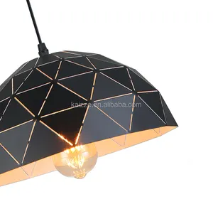 Fancy black pendant chandelier modern ceiling lamp
