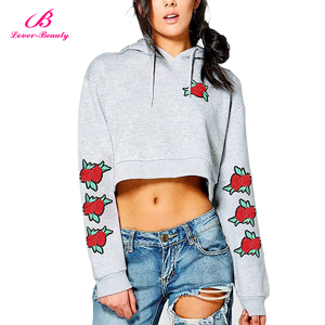 Entrega rápida diseño de moda dama blusa crew cuello Sudadera Mujer - Product Image 1