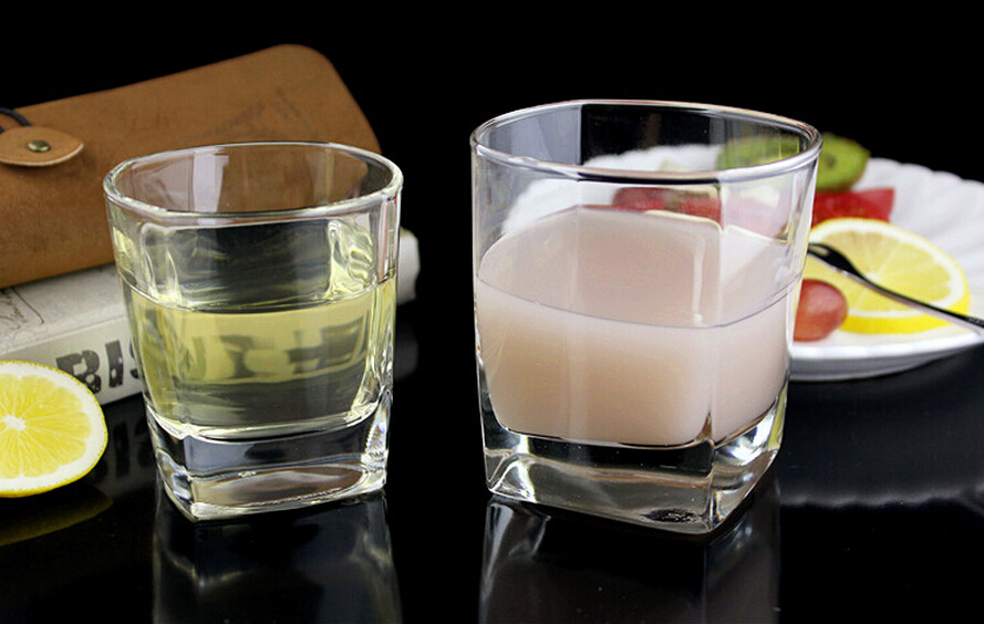 Round drinking glass whiskey cups  whisky glass thick bottom whiskey glass