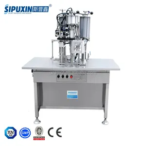 High Quality Semi-automatic Pneumatic Spray Aerosol Filling Machines