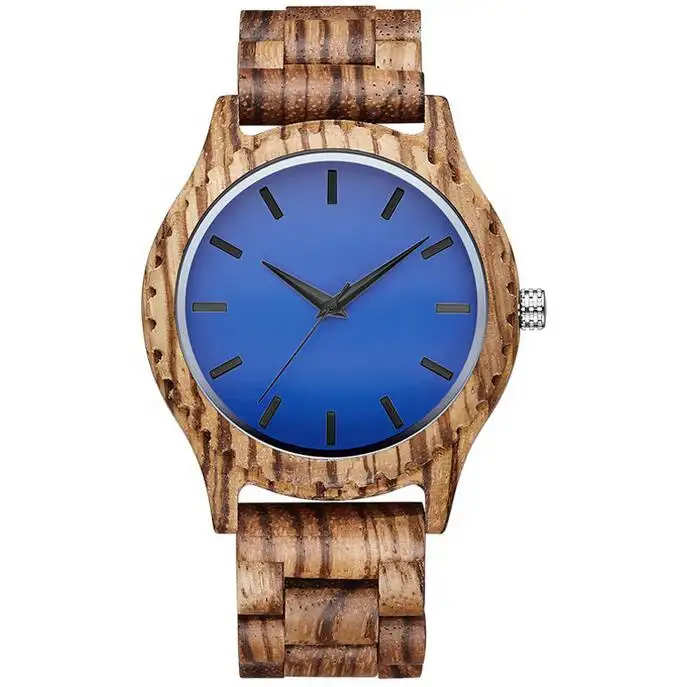 Bienfacture प्राकृतिक लकड़ी घड़ियाँ नहीं निर्दिष्ट कस्टम लोगो कुरेन थोक व्यापारी शेन्ज़ेन घड़ी कारखाने