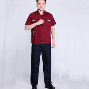 Divise <span class=keywords><strong>da</strong></span> <span class=keywords><strong>lavoro</strong></span> in cotone <span class=keywords><strong>da</strong></span> <span class=keywords><strong>uomo</strong></span> industriali aziendali con antirughe impermeabili e caratteristiche ad alta visibilità - Product Image 3