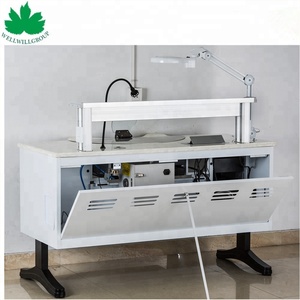 10 ปีผู้ผลิตเดี่ยว technician ทันตกรรม Lab Bench เฟอร์นิเจอร์ทนไฟไม้เคาน์เตอร์