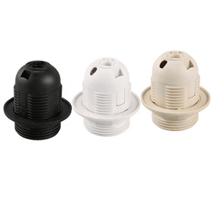 Màu đen hoặc trắng vít loại CE chứng nhận 250V cổ điển <span class=keywords><strong>E27</strong></span> nhựa giữ đèn cho bóng đèn LED - Product Image 1