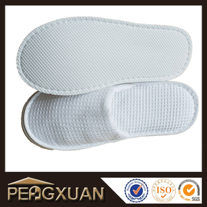 Chaussons jetables personnalisés <span class=keywords><strong>pas</strong></span> chers pour femmes, hôtels, salons, en coton et lin, semelle antidérapante, vente en gros - Product Image 5