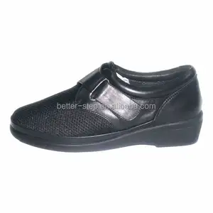 Sapatos de couro para mulheres diabetes