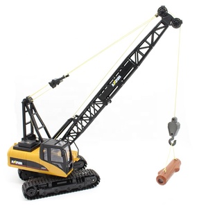 1:14 HUINA 1572 2.4G 15CH Modèle réduit de grue à tour en métal moulé sous pression Jouets de construction RC Huina pour enfants - Product Image 1