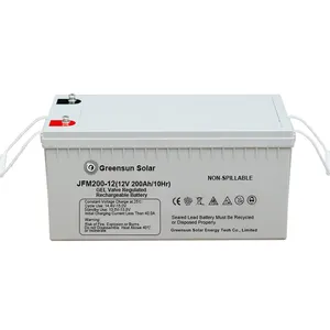 Battery charger narada battery 12v 200ah gel battery 12 v 200ah with CE ISO ROHS