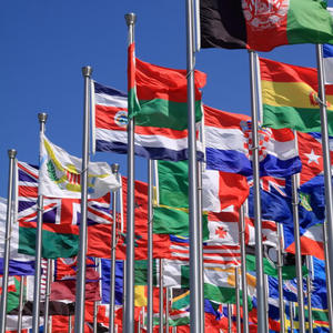 Servicio <span class=keywords><strong>de</strong></span> impresión <span class=keywords><strong>de</strong></span> banderas nacionales, Pongee personalizado - Product Image 2