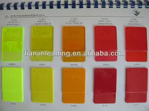 Colorantes solventes según disolvente, amarillo fluorescente, 3GFL o amarillo solvente 93
