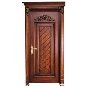 Многослойная деревянная дверь, деревянная панель, дверь с дизайном, цельная деревянная дверь
