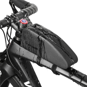 西バイク防水サイクリングトップフロントチューブバッグ軽量mtbロードバイクフレームバッグスリム自転車パニエケースバイクアクセサリー - Product Image 3
