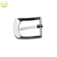 Guangzhou personnalisé chaussures accessoires boucle de pin en métal de moulage mécanique sous pression boucle de ceinture avec clip