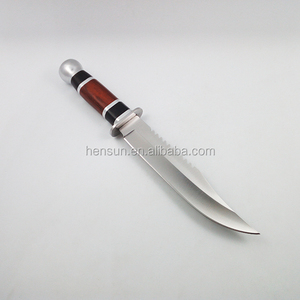 Couteau de survie de haute qualité avec manche en bois, lame fixe en acier inoxydable, pour la chasse en plein air, couteau utilitaire - Product Image 6