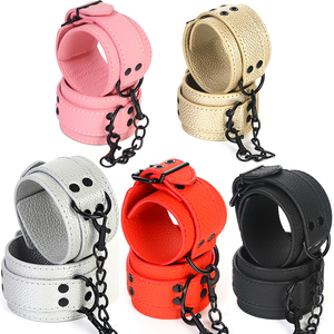 Lobo negro múltiples de cuero Color PU Kit <span class=keywords><strong>sexo</strong></span> bondage esposas - Product Image 4
