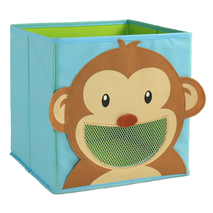 Fabric Collapsible Animal Storage Box with Open Top Home Decor Storage Container Storage Boxes   Bins Foldable Toys Organizer