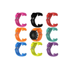 Ivanaze-<span class=keywords><strong>Correa</strong></span> de silicona <span class=keywords><strong>para</strong></span> <span class=keywords><strong>reloj</strong></span>, <span class=keywords><strong>correa</strong></span> de repuesto <span class=keywords><strong>para</strong></span> <span class=keywords><strong>Suunto</strong></span> <span class=keywords><strong>Core</strong></span> Alu Black, multideporte, Gps, hebilla de acero inoxidable - Product Image 1