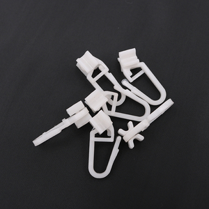 Modern White Plastic <strong>Curtain</strong> <strong>Hooks</strong> and Accessories for Home Use - Product Image 5