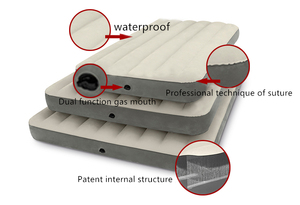 <span class=keywords><strong>Intex</strong></span> Dura-beam Standard Series <span class=keywords><strong>Deluxe</strong></span> Lit gonflable simple et haut pour l'extérieur Matelas pneumatique pour le repos Meubles de chambre à coucher Meubles de maison - Product Image 4