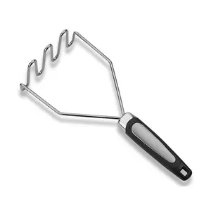 factory directly price high quality wire potato masher ricer with soft  ergonomic hand grip