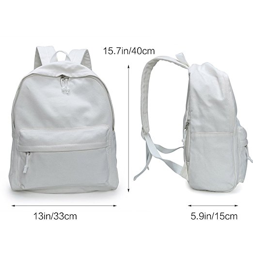 Wholesale White Canvas Backpacks for Women - Fashionable