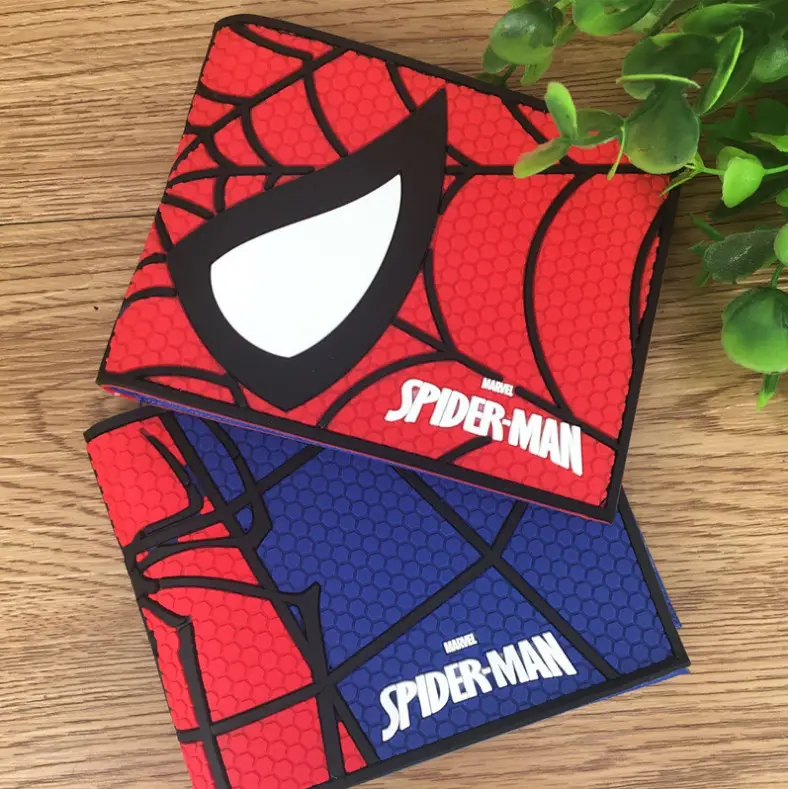 Spider-Man character popular wallet children's short PU wallet