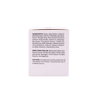 OEM Private Label puro burro di karitè biologico naturale retinolo Anti-età delicato cura della pelle sbiancante crema riparatrice notturna per il <span class=keywords><strong>viso</strong></span> - Product Image 5