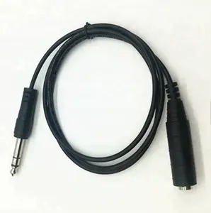 6.35Mm Stekker Naar 6.35Mm Vrouwelijke Jack Audio Kabel/