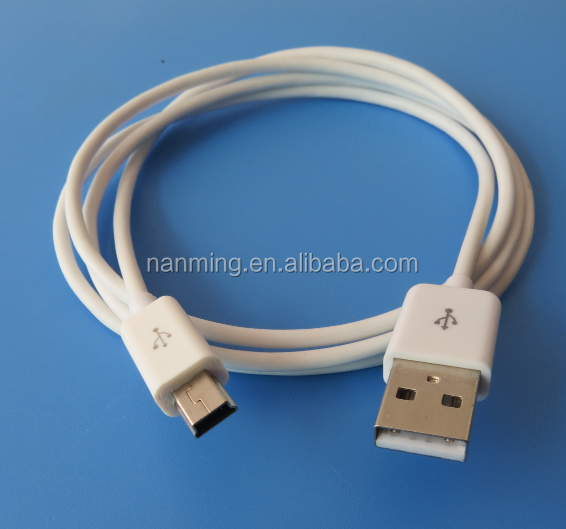 Mini USB 2.0 5 Pin Mini B Cable Para La Cámara, Mini Cable USB